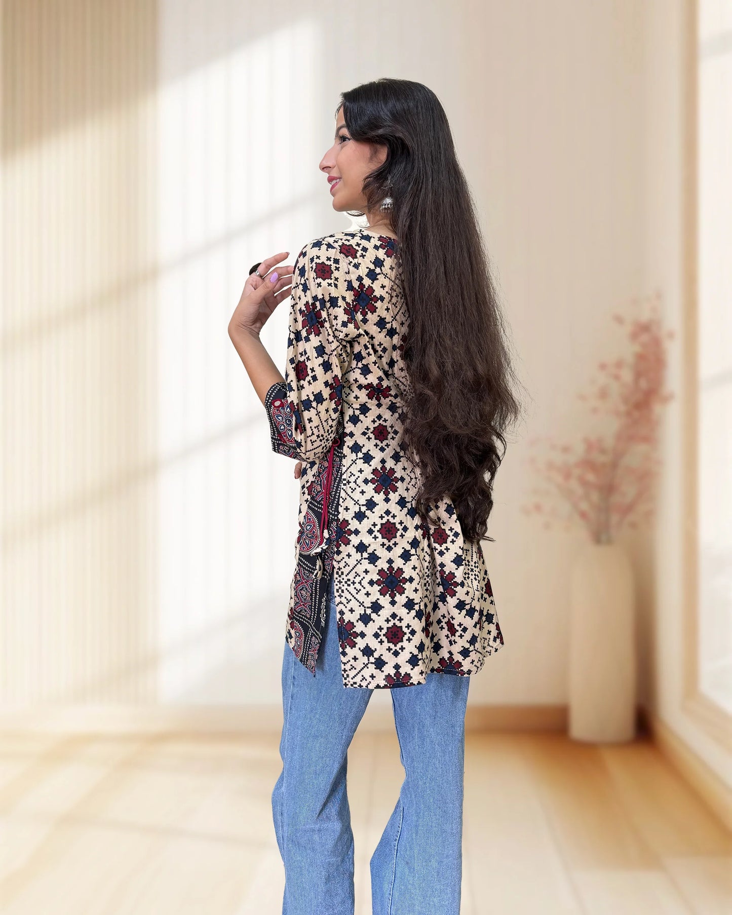 Lara Ajrakh Short Kurti