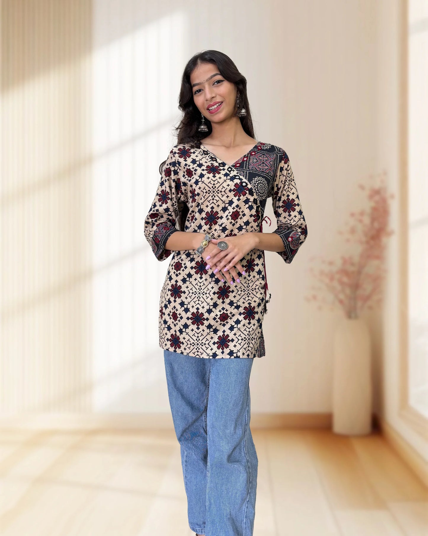 Lara Ajrakh Short Kurti