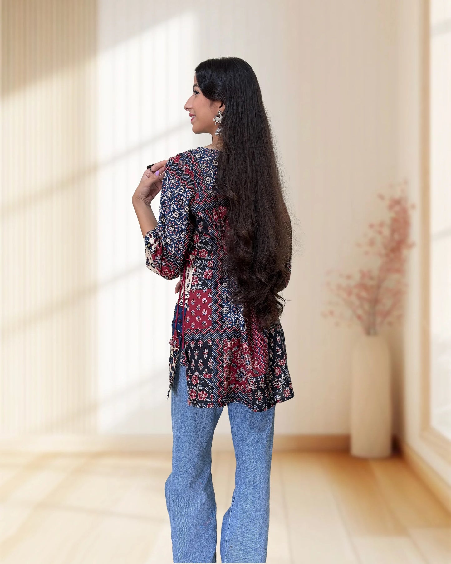 Lara Ajrakh Short Kurti