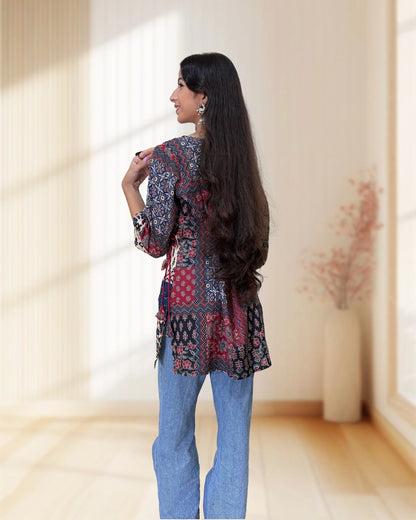 Lara Ajrakh Short Kurti