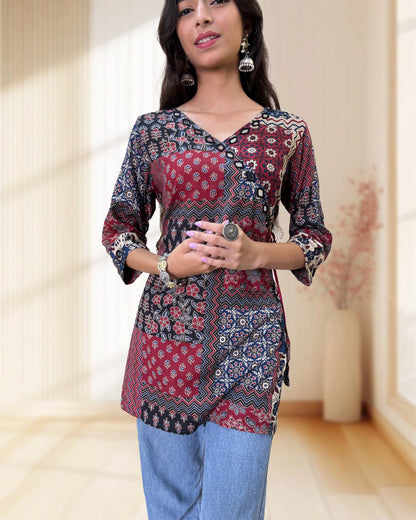 Lara Ajrakh Short Kurti