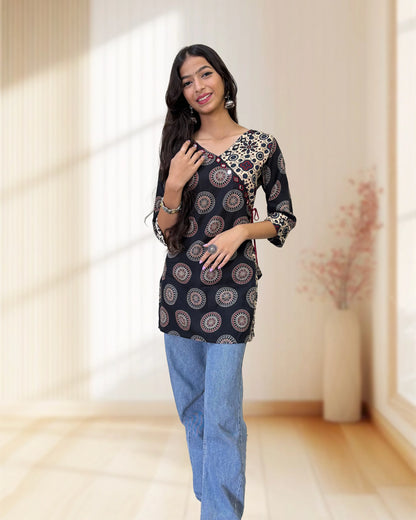 Lara Ajrakh Short Kurti