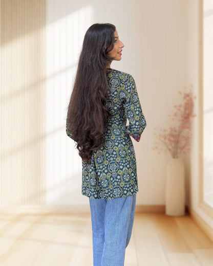 Lara Ajrakh Short Kurti