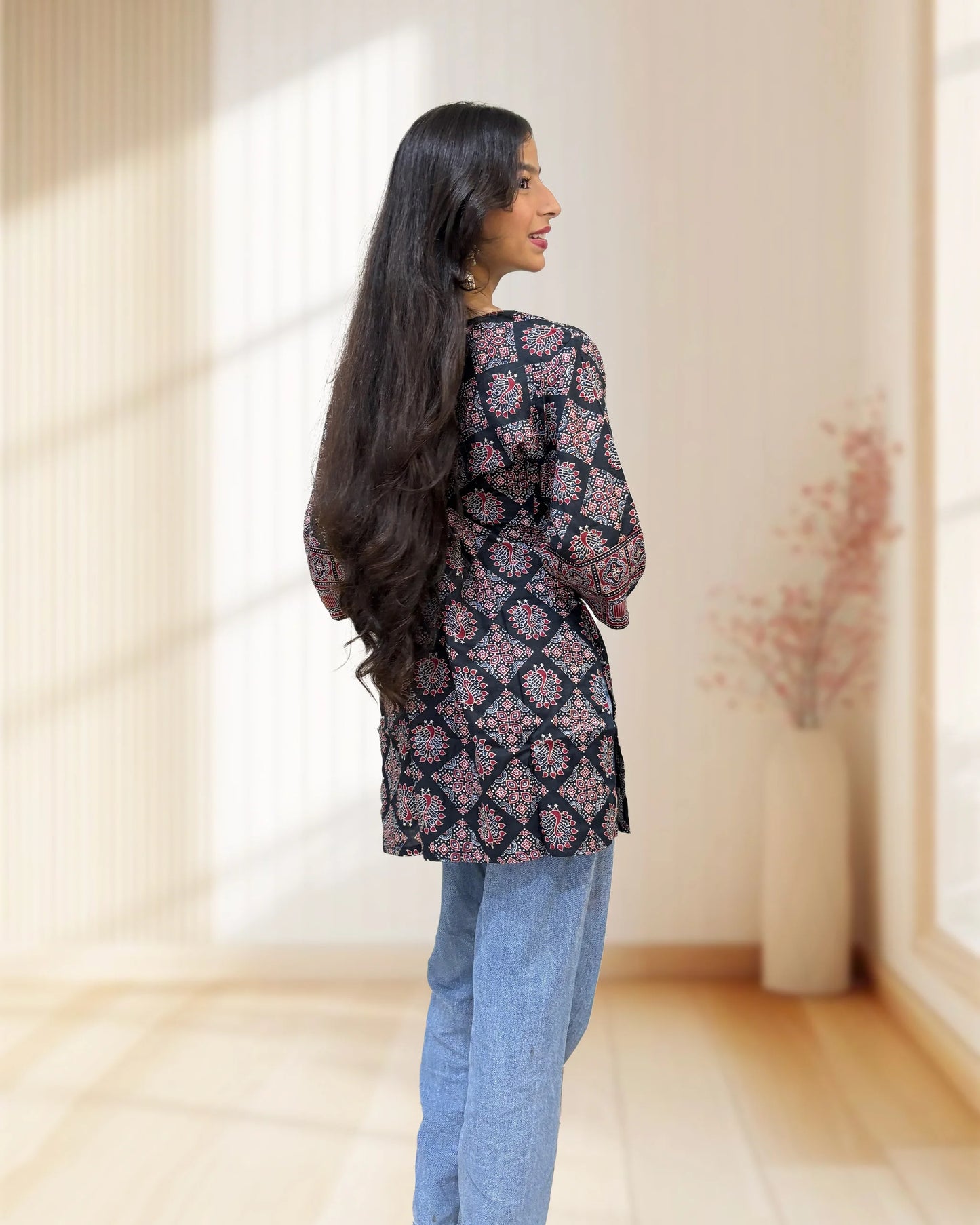 Lara Ajrakh Short Kurti