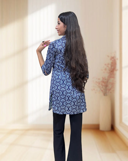 Tripti Mashru Silk Short Kurti