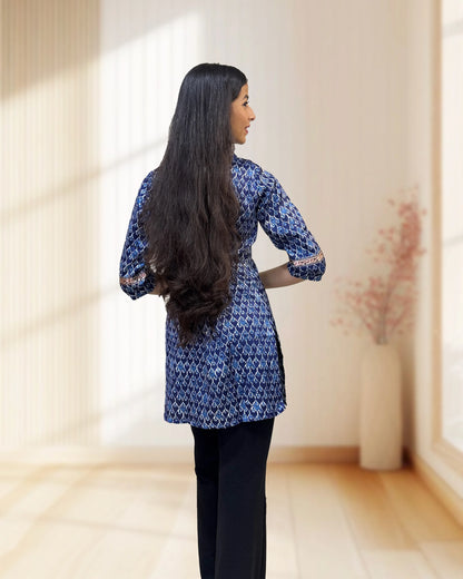 Tripti Mashru Silk Short Kurti