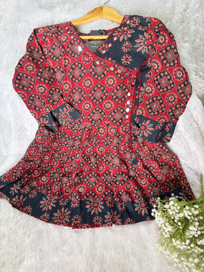 Sara Ajrakh Short Kurti