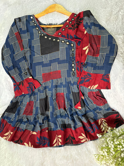 Sara Ajrakh Short Kurti
