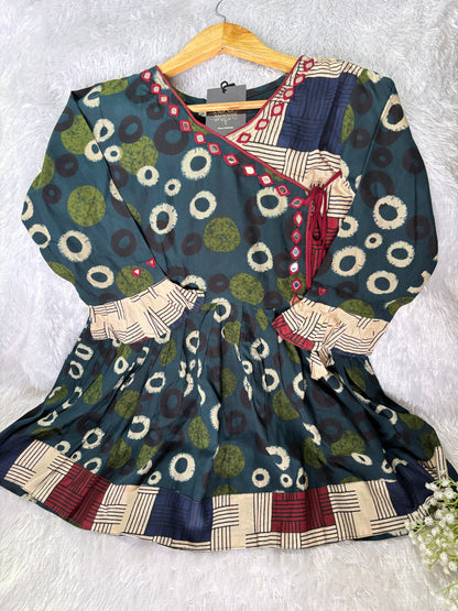 Sara Ajrakh Short Kurti