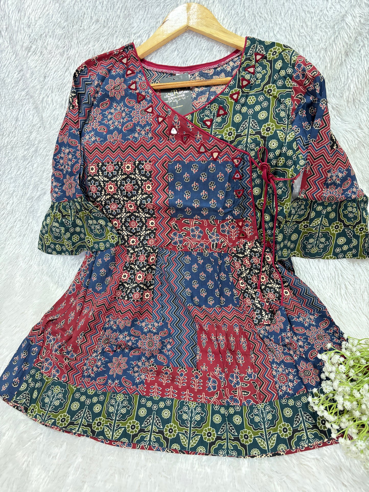 Sara Ajrakh Short Kurti