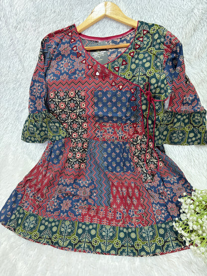Sara Ajrakh Short Kurti