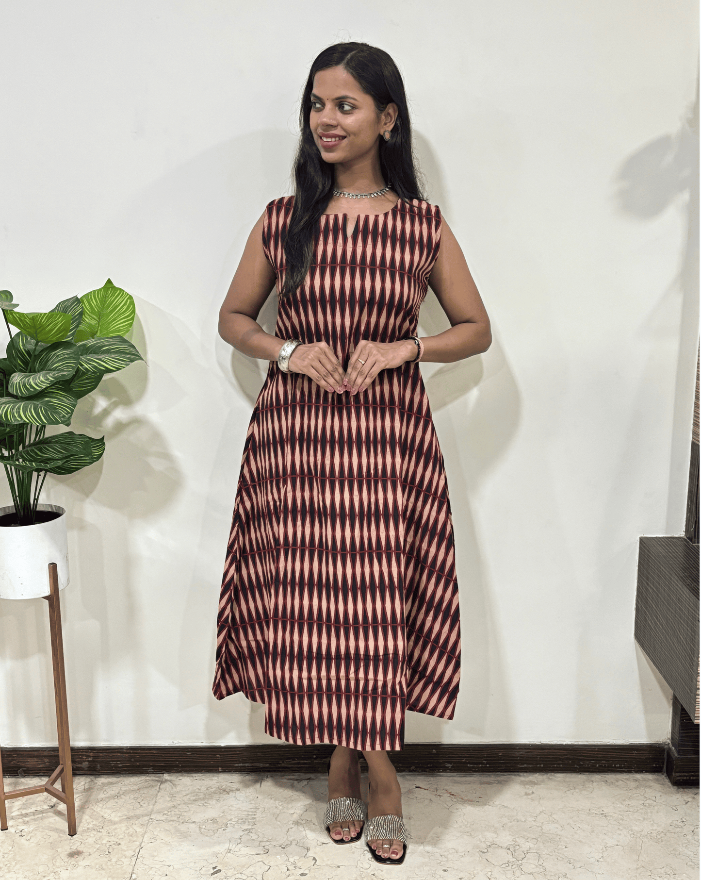 Isha Handblock Ajrakh One-piece