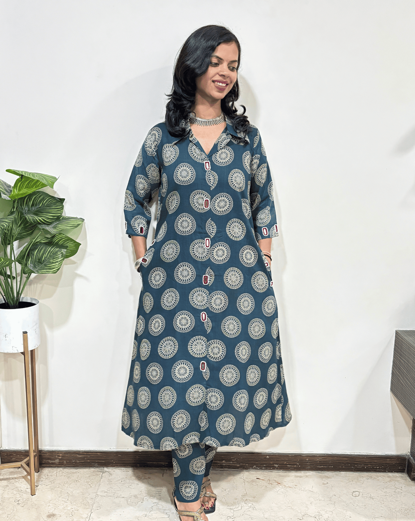 Shraddha Ajrakh Co-ord Set
