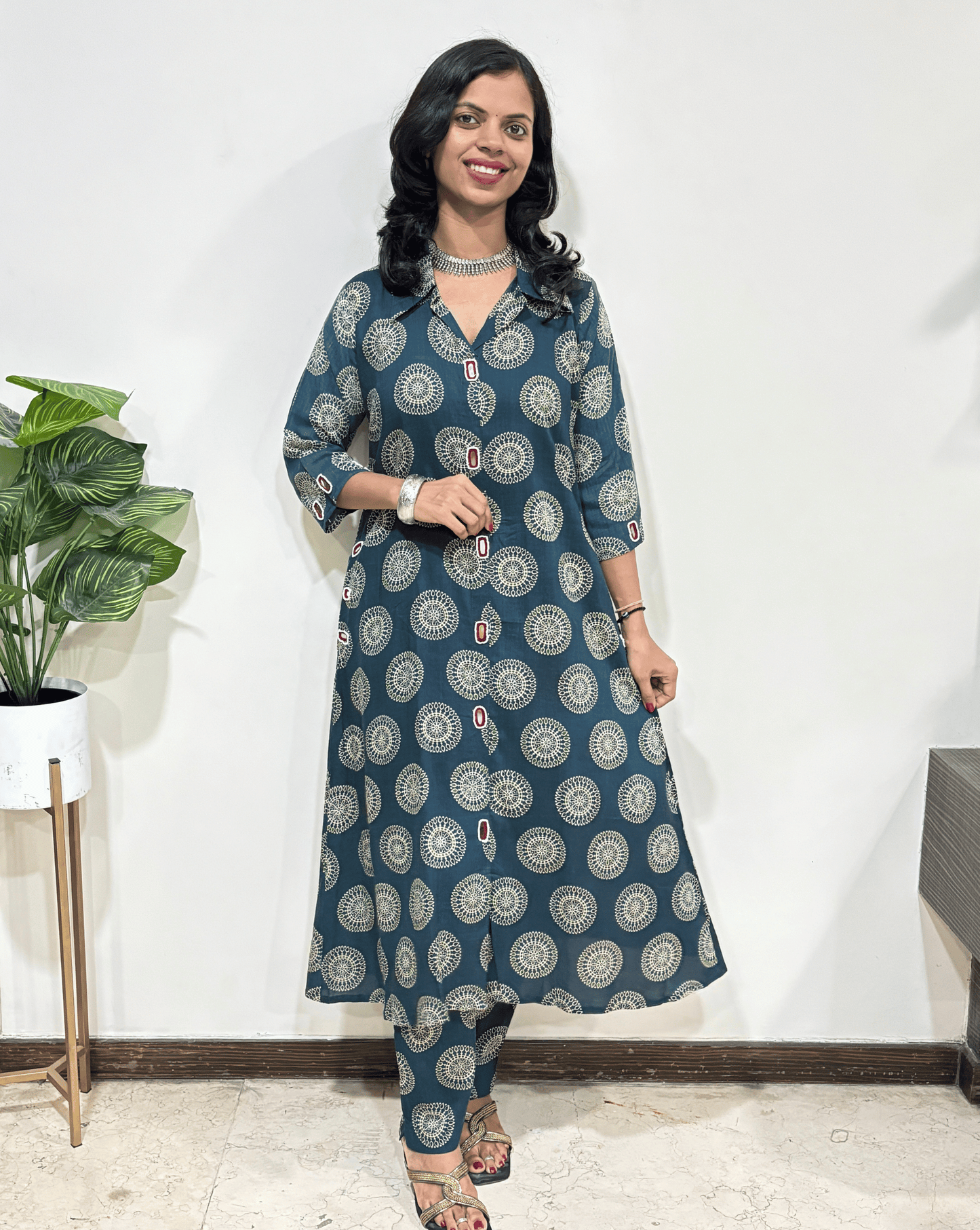 Shraddha Ajrakh Co-ord Set