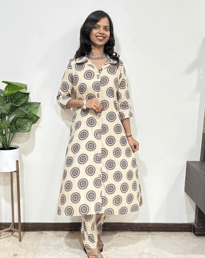 Shraddha Ajrakh Co-ord Set