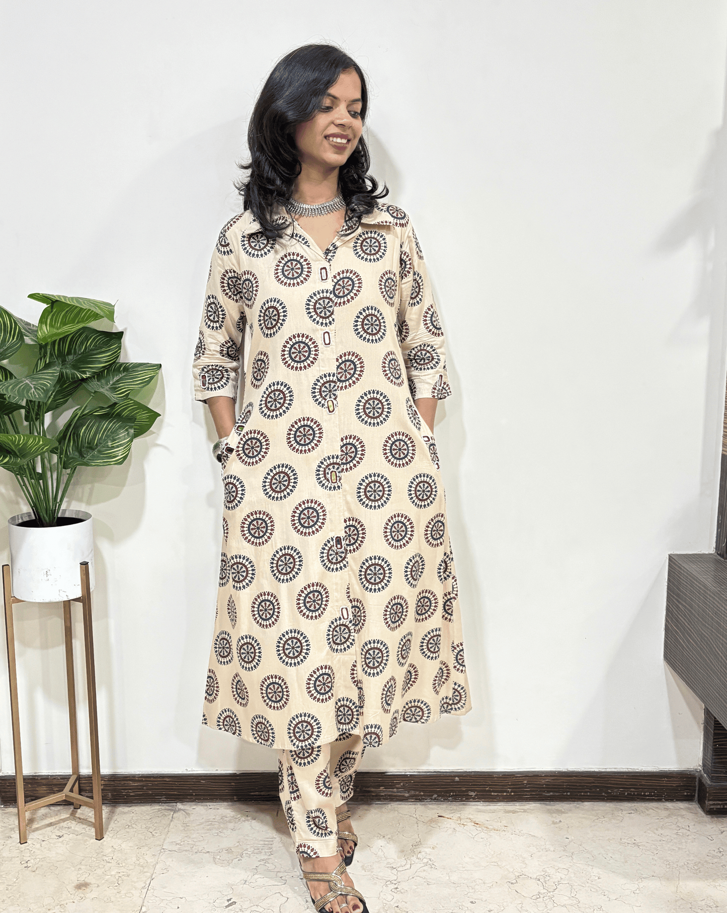 Shraddha Ajrakh Co-ord Set