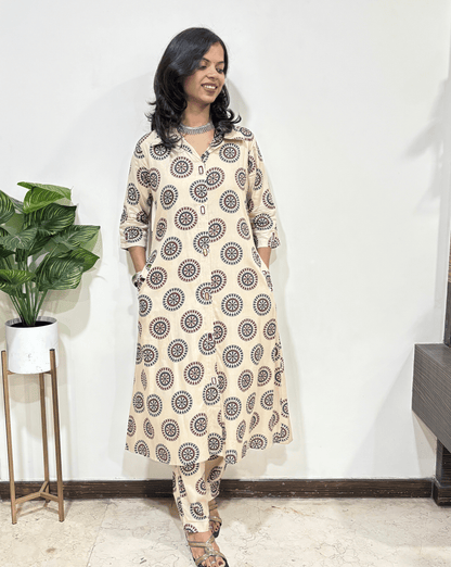 Shraddha Ajrakh Co-ord Set