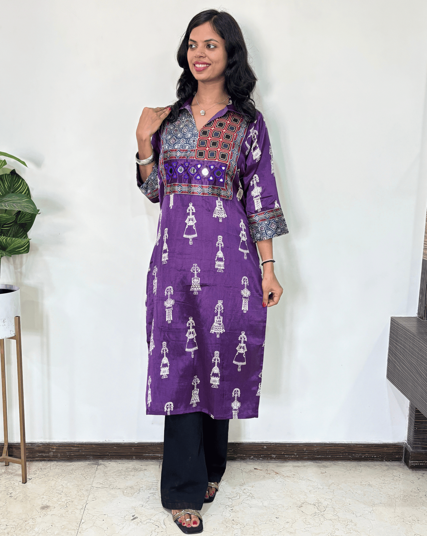 Ira Mashru Silk Long Kurti