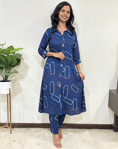Shraddha Ajrakh Co-ord Set