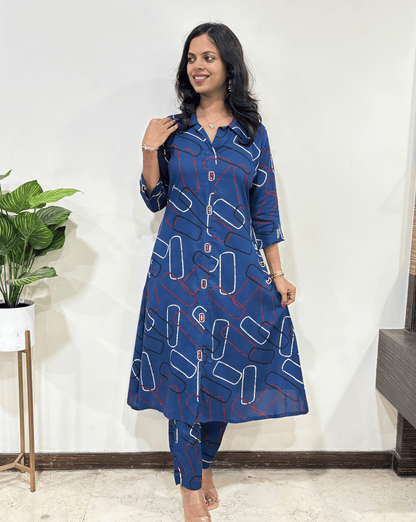 Shraddha Ajrakh Co-ord Set