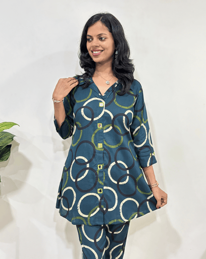 Shreya Ajrakh Co-ord Set