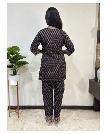 Tara Ajrakh Cotton Co-ord Set