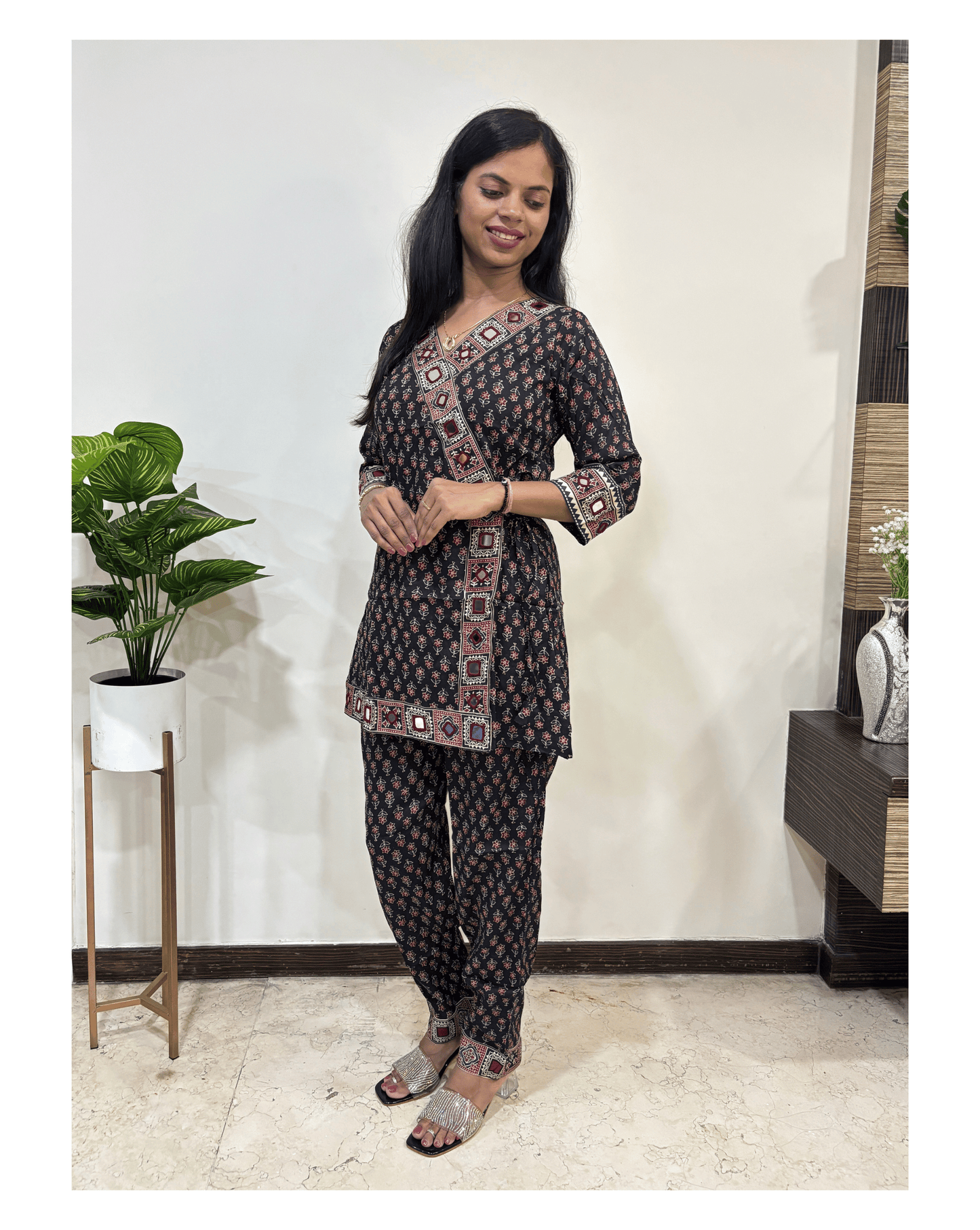 Tara Ajrakh Cotton Co-ord Set