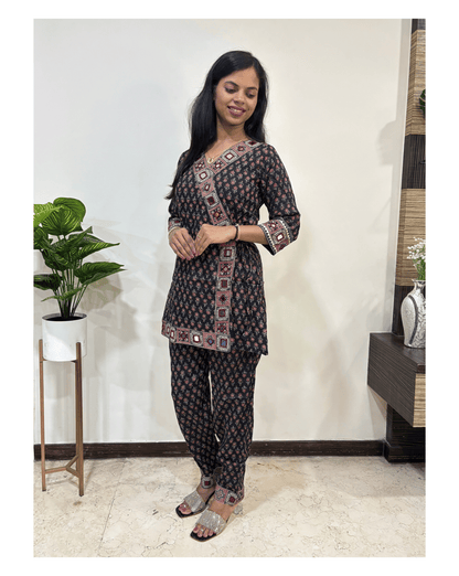 Tara Ajrakh Cotton Co-ord Set