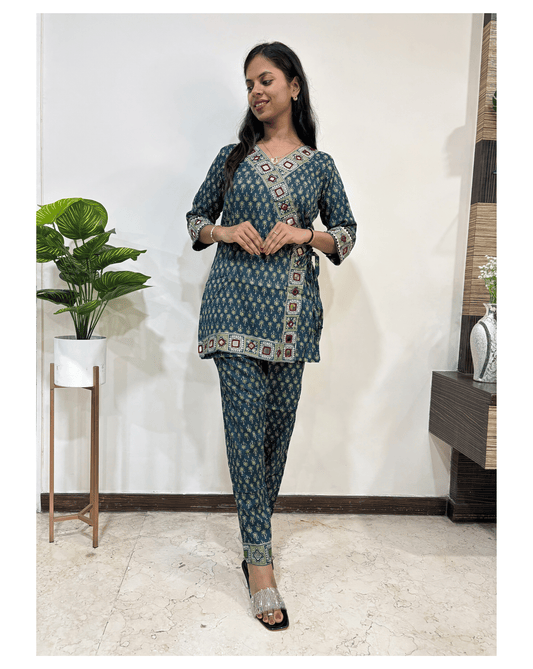 Tara Ajrakh Cotton Co-ord Set