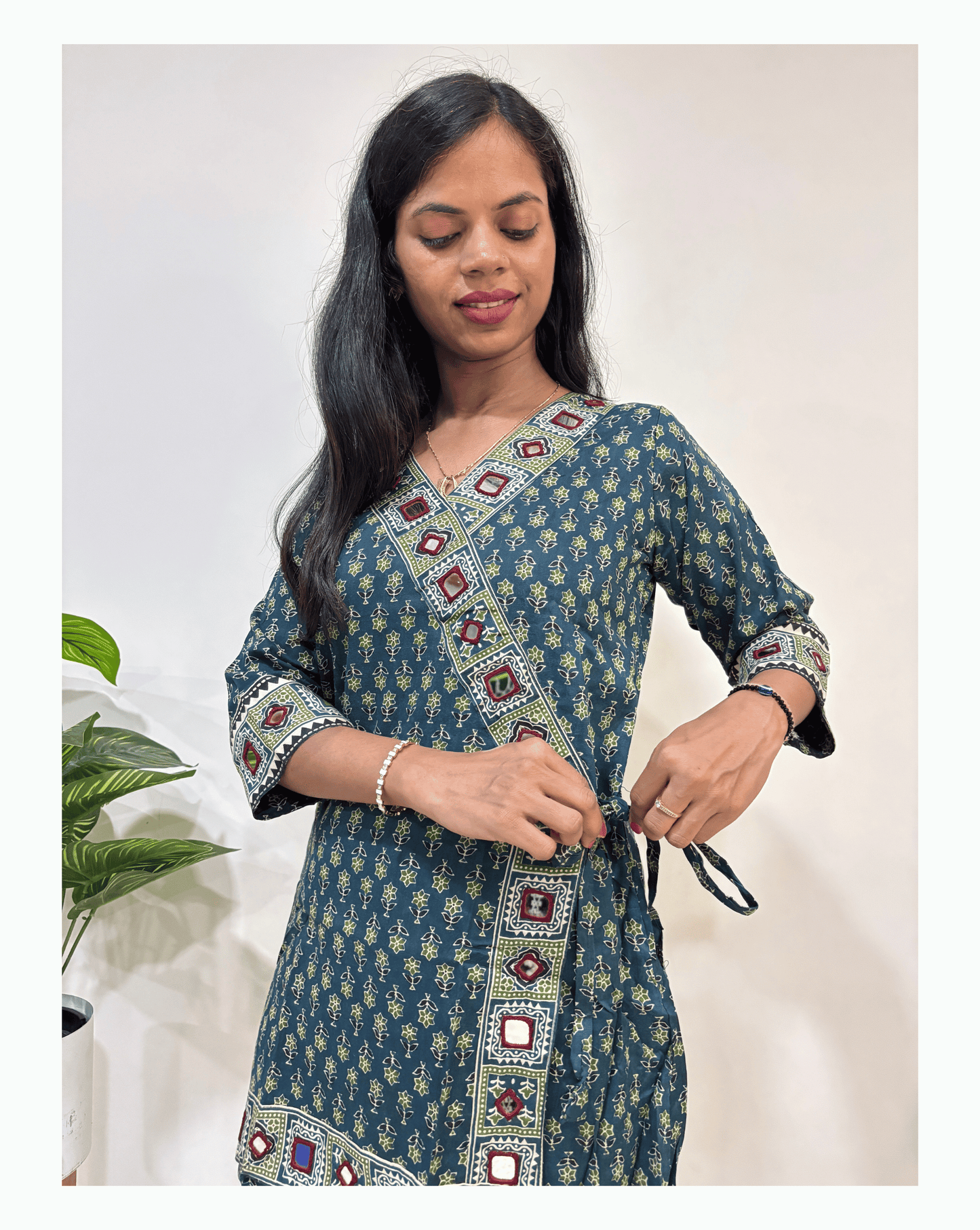 Tara Ajrakh Cotton Co-ord Set