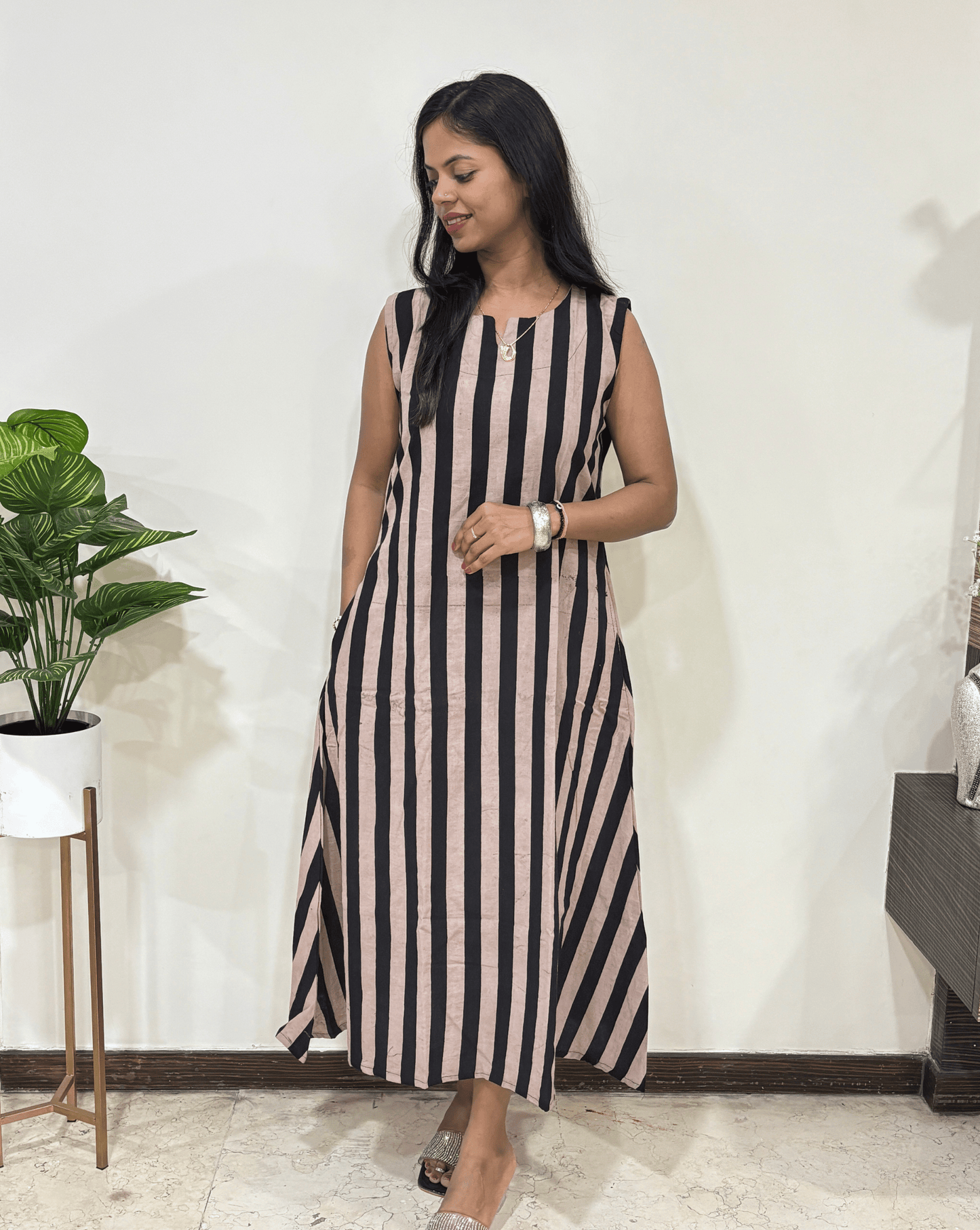 Isha Handblock Ajrakh One-piece