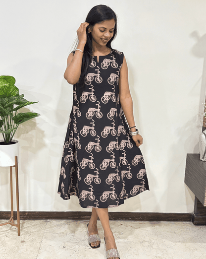 Isha Handblock Ajrakh One-piece