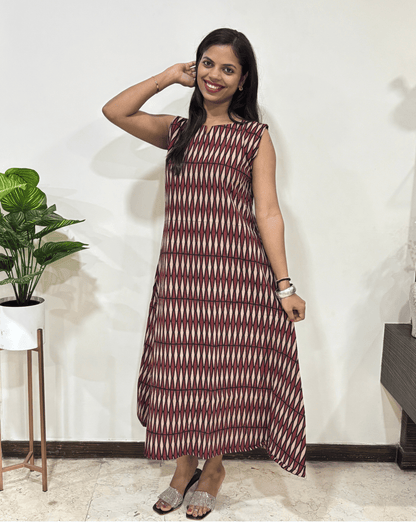 Isha Handblock Ajrakh One-piece