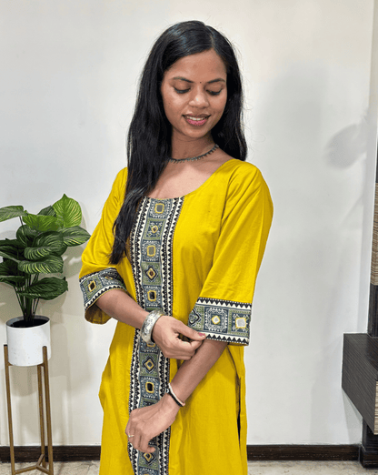 Mohini Ajrakh Long Kurti