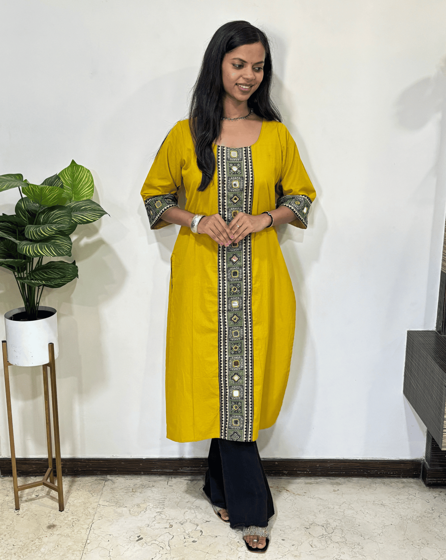 Mohini Ajrakh Long Kurti