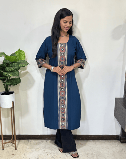 Mohini Ajrakh Long Kurti