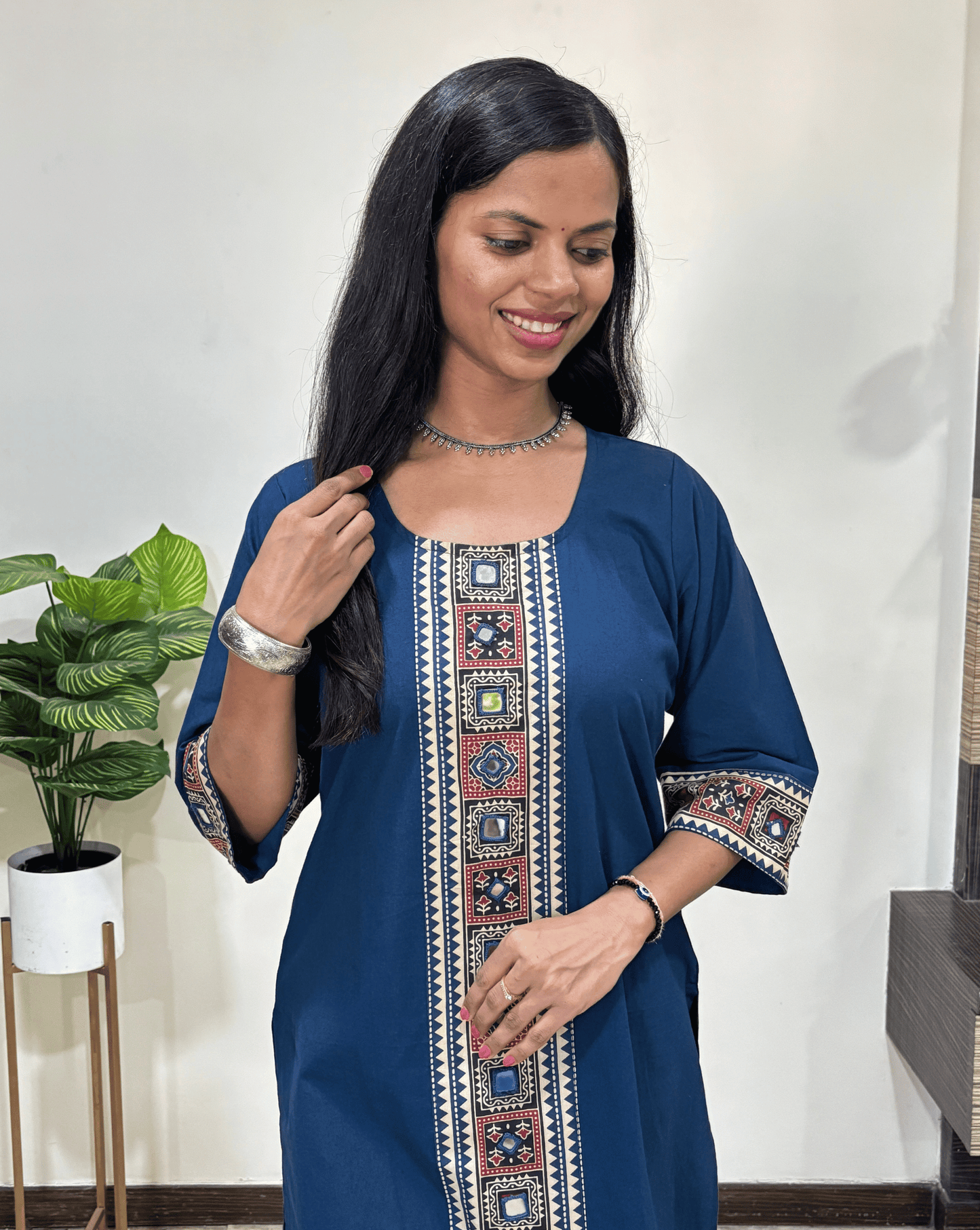 Mohini Ajrakh Long Kurti
