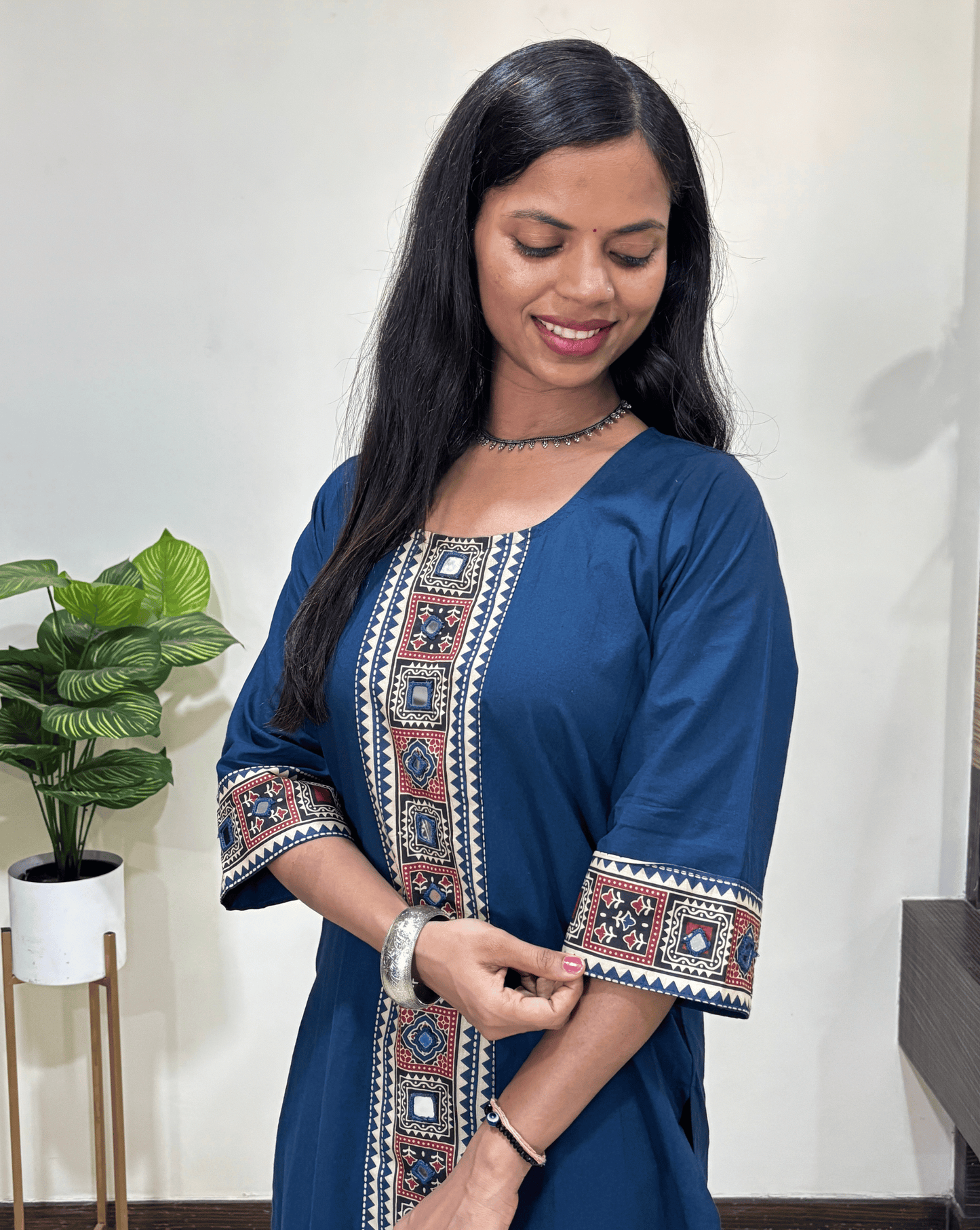 Mohini Ajrakh Long Kurti