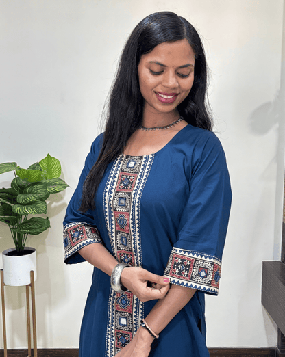 Mohini Ajrakh Long Kurti