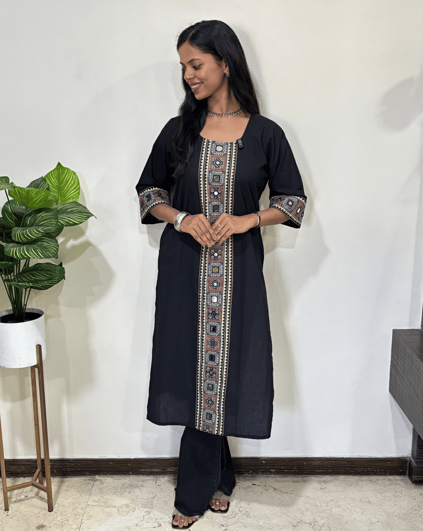 Mohini Ajrakh Long Kurti