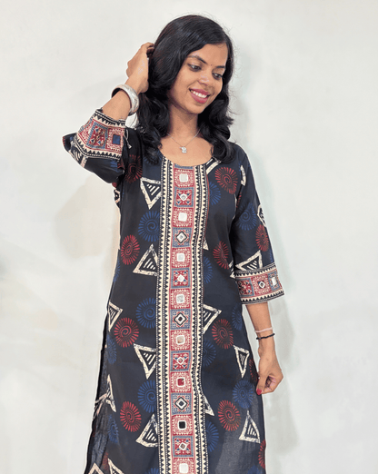 Kritika Ajrakh Long Kruti