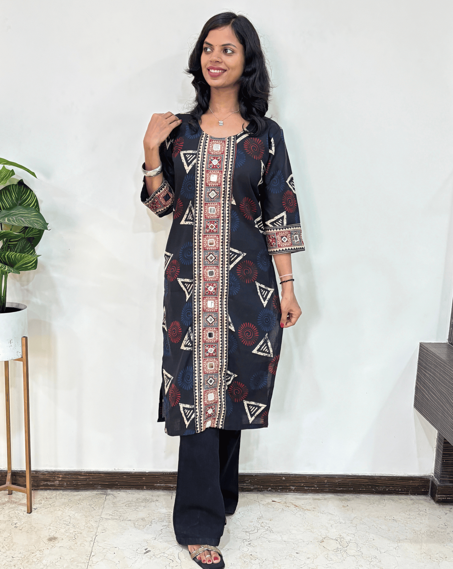 Kritika Ajrakh Long Kruti