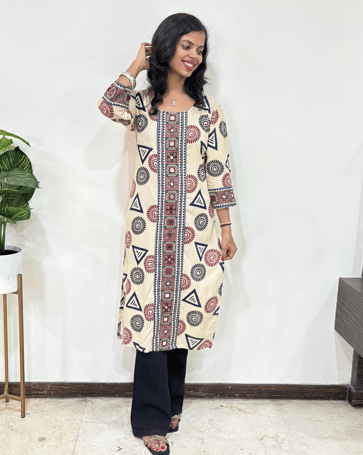 Kritika Ajrakh Long Kruti