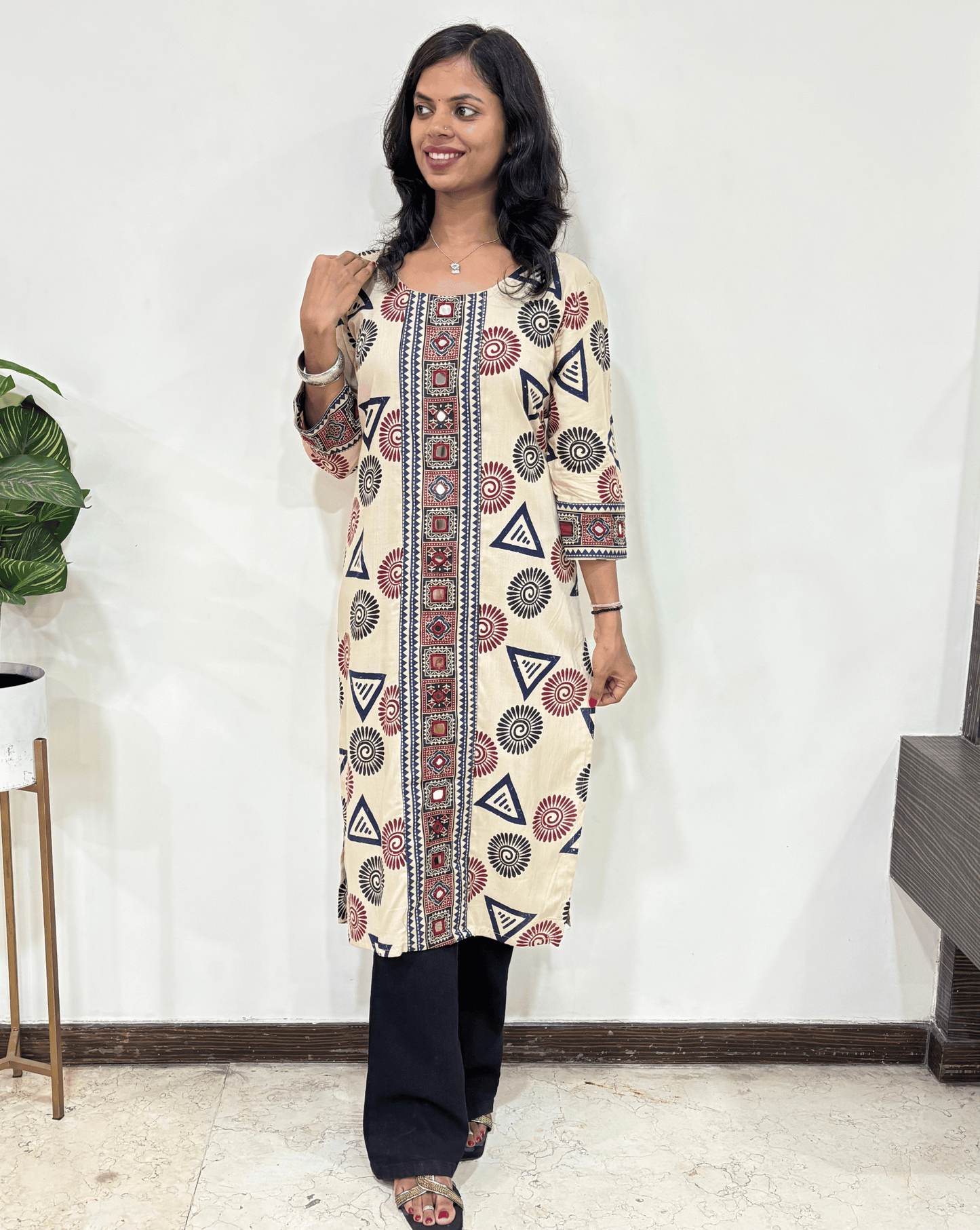 Kritika Ajrakh Long Kruti