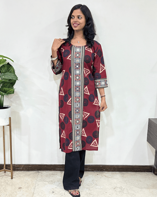 Kritika Ajrakh Long Kruti