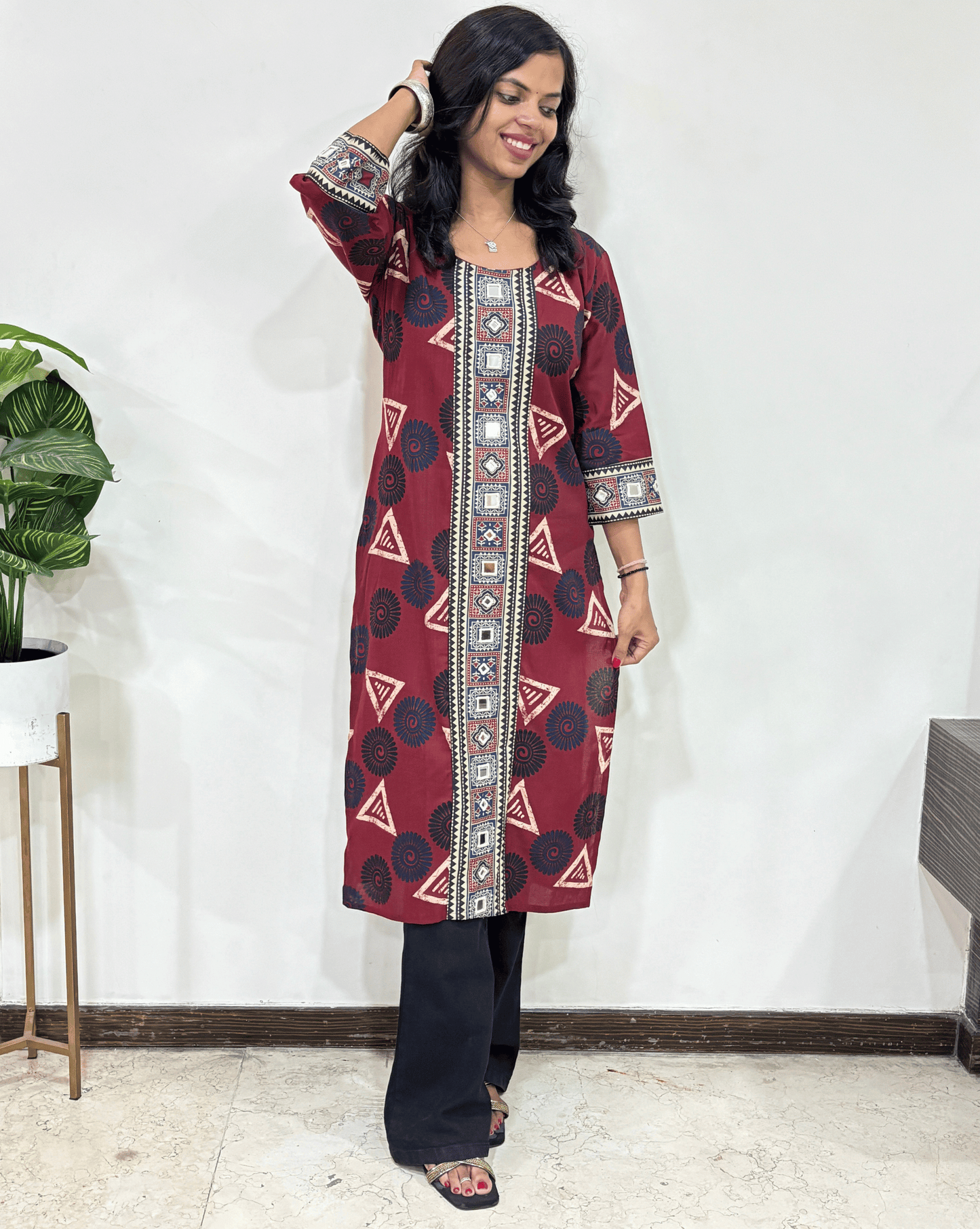 Kritika Ajrakh Long Kruti