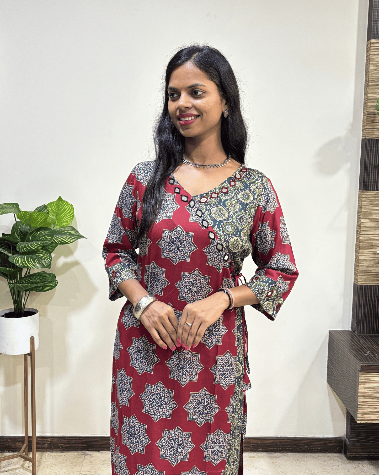 Lara Ajrakh Long Kurti