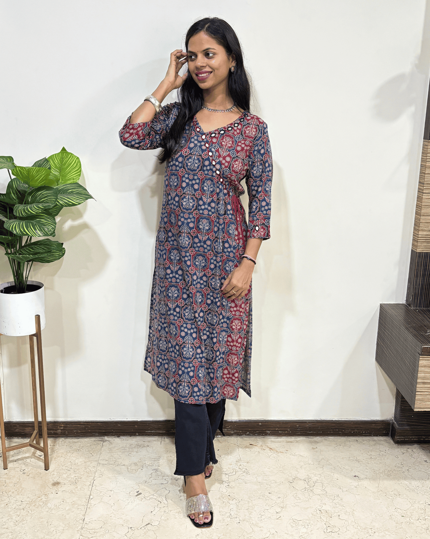 Lara Ajrakh Long Kurti