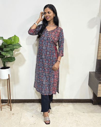 Lara Ajrakh Long Kurti