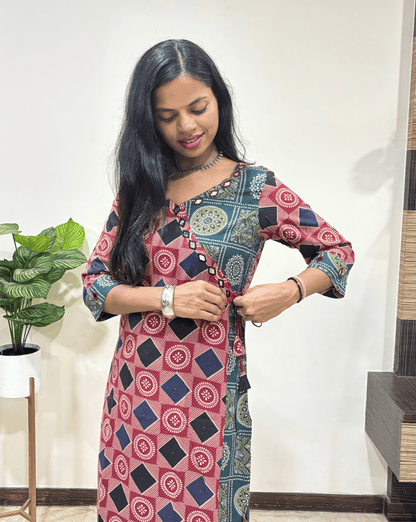 Lara Ajrakh Long Kurti